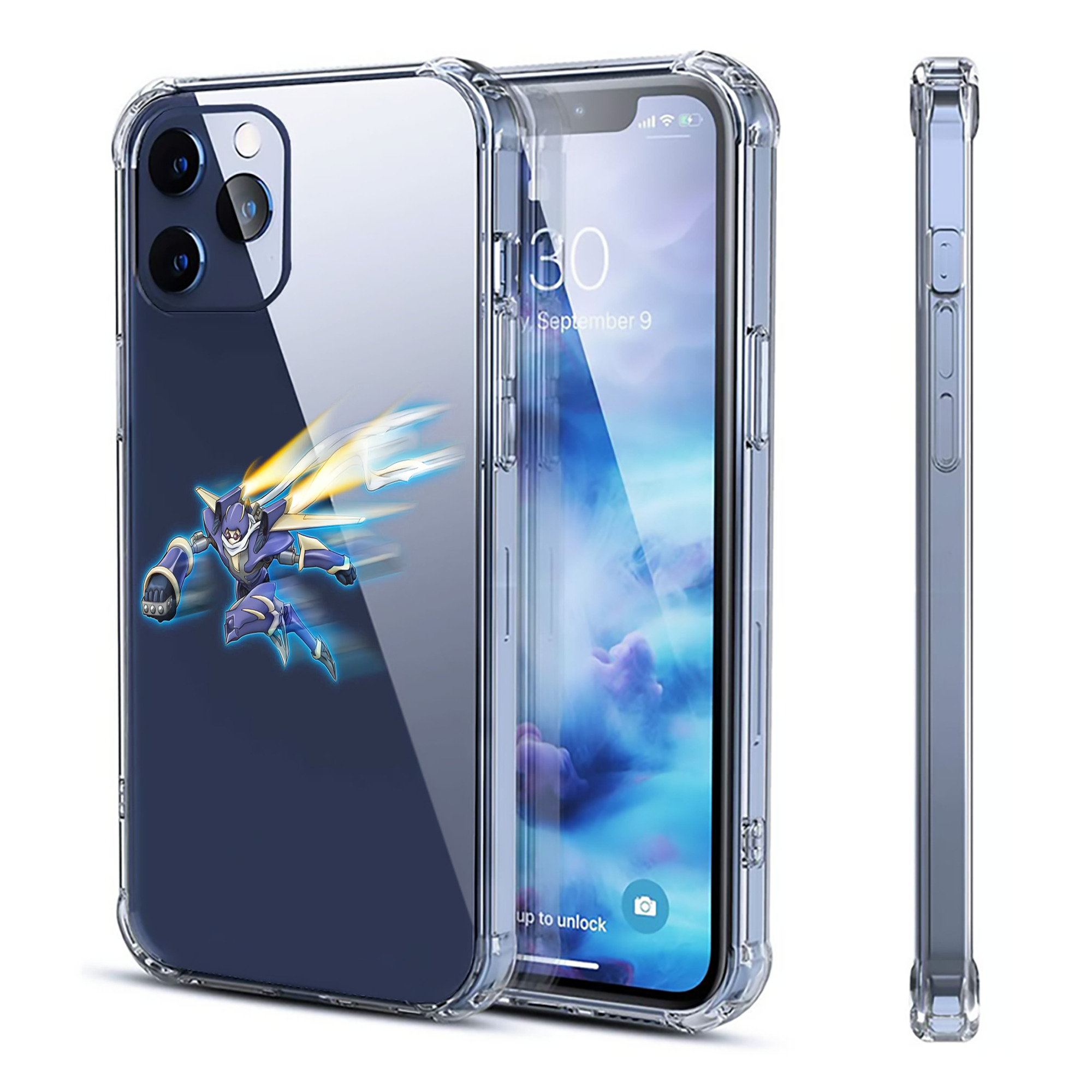 （画像用） 遊☆戯☆王 Yu-Gi-Oh! 【iPhone 12シリーズ対応】透明スマホケース（クリアソフトケース）